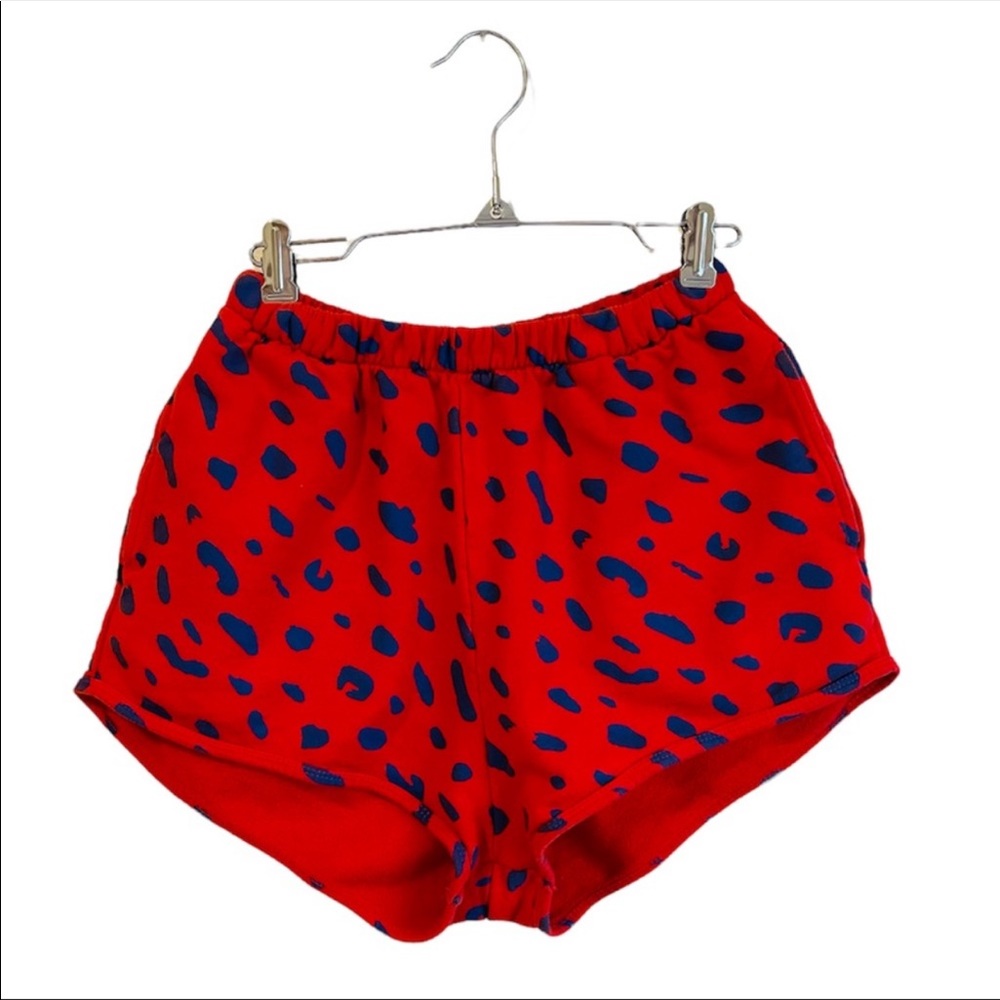 Clare V. red Jaguar seeatshorts